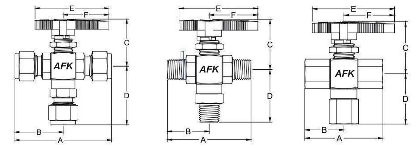 3 Way Ball Valve