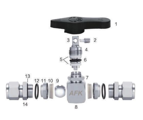 BALL VALVE 6000PSI